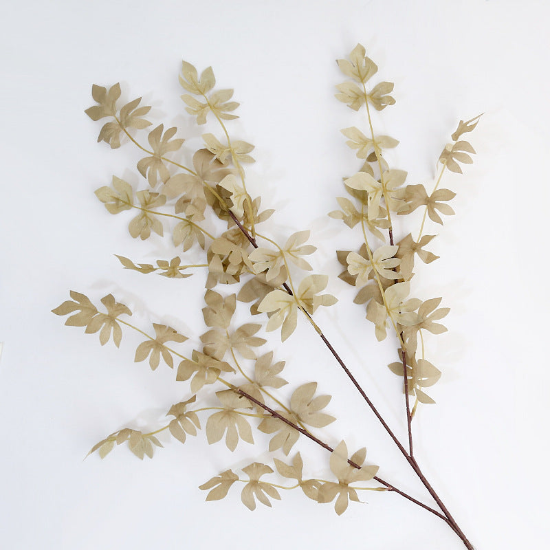 Realistic Artificial Beauty Leaf Wedding Decoration with Hanging Branches and Foliage - Ideal for Photography Props and Floral Arrangements