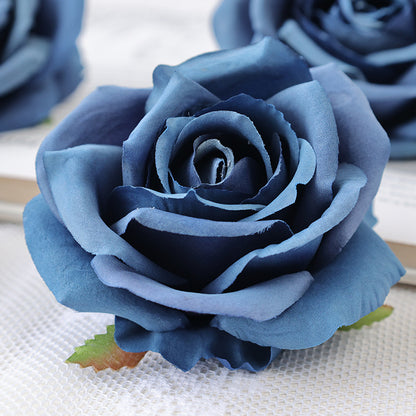 Exquisite 10CM Imported Silk Rose Flower Heads - Perfect for Weddings, Celebrations, and Gift Boxes