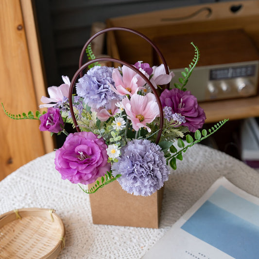 Dreamy Lotus Pond-Themed Bouquet Set – Realistic Flower Decor for Weddings, Handcrafted Bridal Bouquets & Elegant Wall Decorations | CF01464