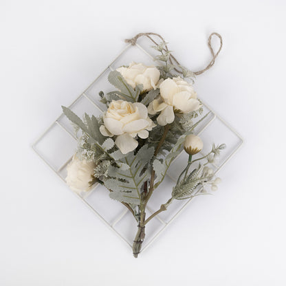 Elegant Faux Rose Bouquet for Weddings - Timeless Floral Decor - Perfect for Home, Events, and Celebrations