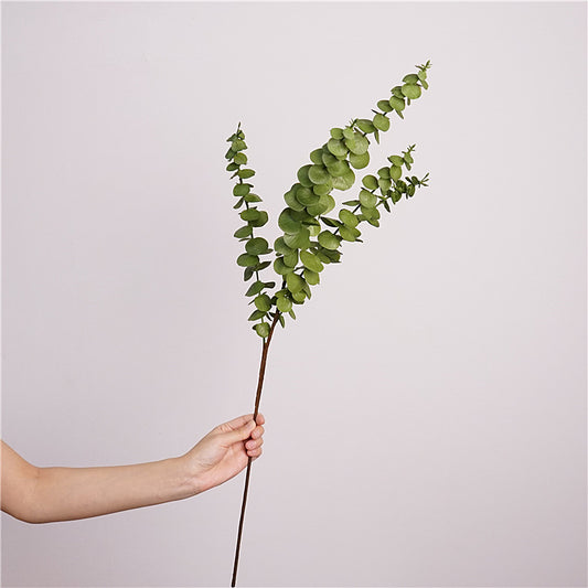 High-Quality Realistic Eucalyptus Leaves Artificial Bouquet for Home Decor - Perfect for Weddings, Events, and Year-Round Decoration