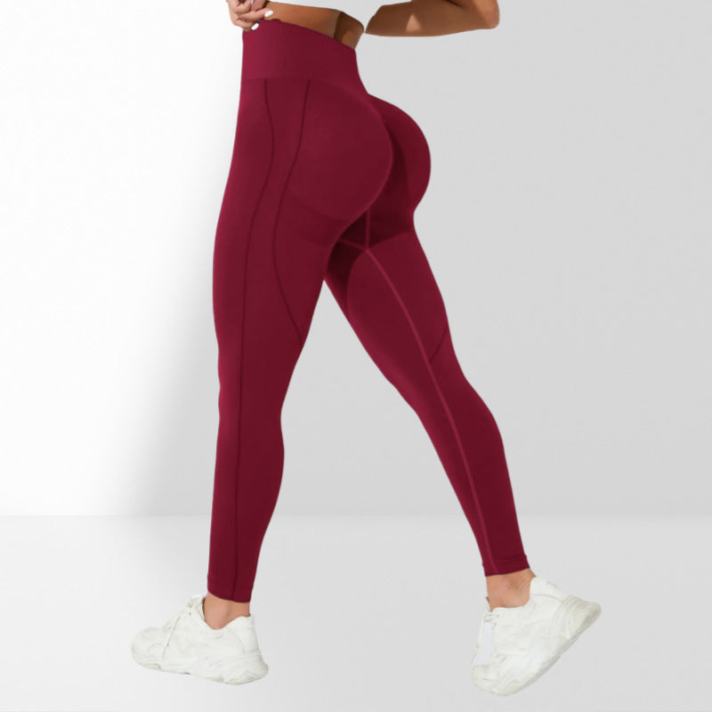 Seamless High Waisted Peach Butt Yoga Leggings for Women Comfort Support for Running Gym Workouts and Everyday Wear