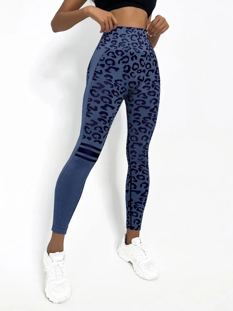 Seamless High Waisted Cheetah Print Leggings for Comfortable Peach Butt Lift Yoga Quick Dry Training for Fitness Enthusiasts