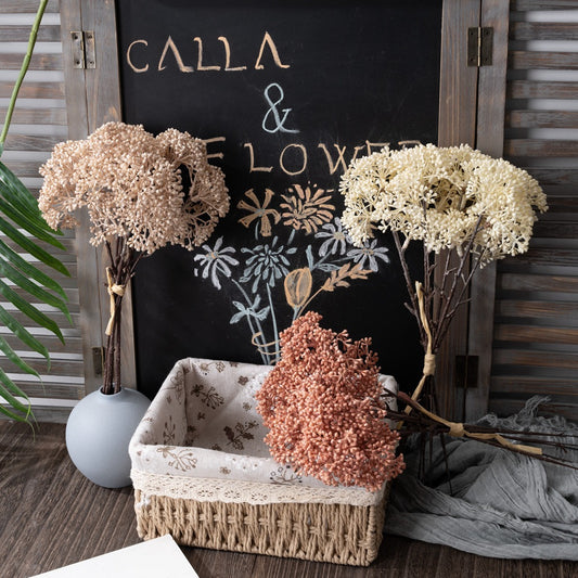 Realistic Artificial Flower Home Decor - 米仔果 Accessories Bundle for INS Style Wedding Decorations (Model YC1080) - Perfect for Celebrations and Stylish Events