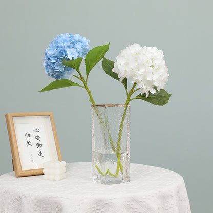 Realistic Touch Hydrangea Artificial Flowers for Home Decor - Perfect for Living Room Arrangements, Weddings, and Photography Props