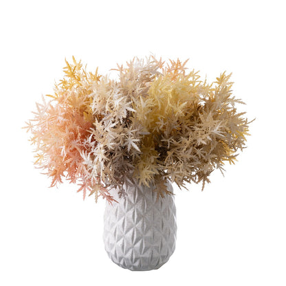 Stunning 6-Head Faux Amaranthus Flower Arrangement for Elegant Home Decor and Wedding Celebrations - Ideal for Stylish INS Aesthetic | Model MW53003