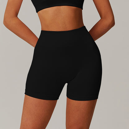 Seamless High Waisted Yoga Shorts for Women Boost Your Curves and Comfort with Peach Butt Lift Technology for Outdoor Running and Exercise Model 7725