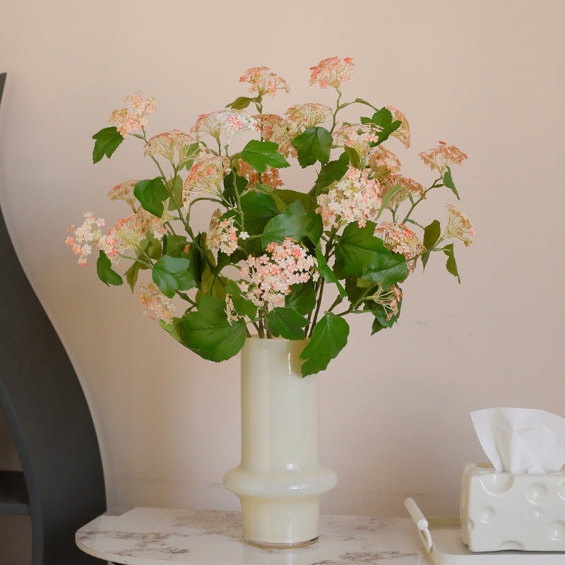 Realistic Foam Snowball Hydrangea - Perfect for Home Décor, Weddings, and Faux Floral Arrangements