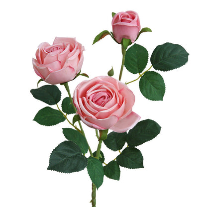 Elegant Faux Royal Rose - European-Inspired Romantic Indoor Decor for Home, Perfect for Airbnb, Floor Display, and Photography Props