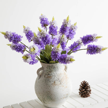 Realistic Lavender Hyacinth Artificial Flowers - Perfect Table Decor for Fresh and Airy Home Styles | Faux Floral Arrangements for Weddings and Special Events