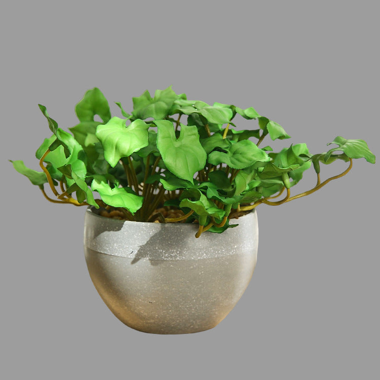 Realistic Artificial Green Plants: Scandinavian Minimalist Small Potted Succulent Decor with Moisture Retention Touch for Unique Home Aesthetics