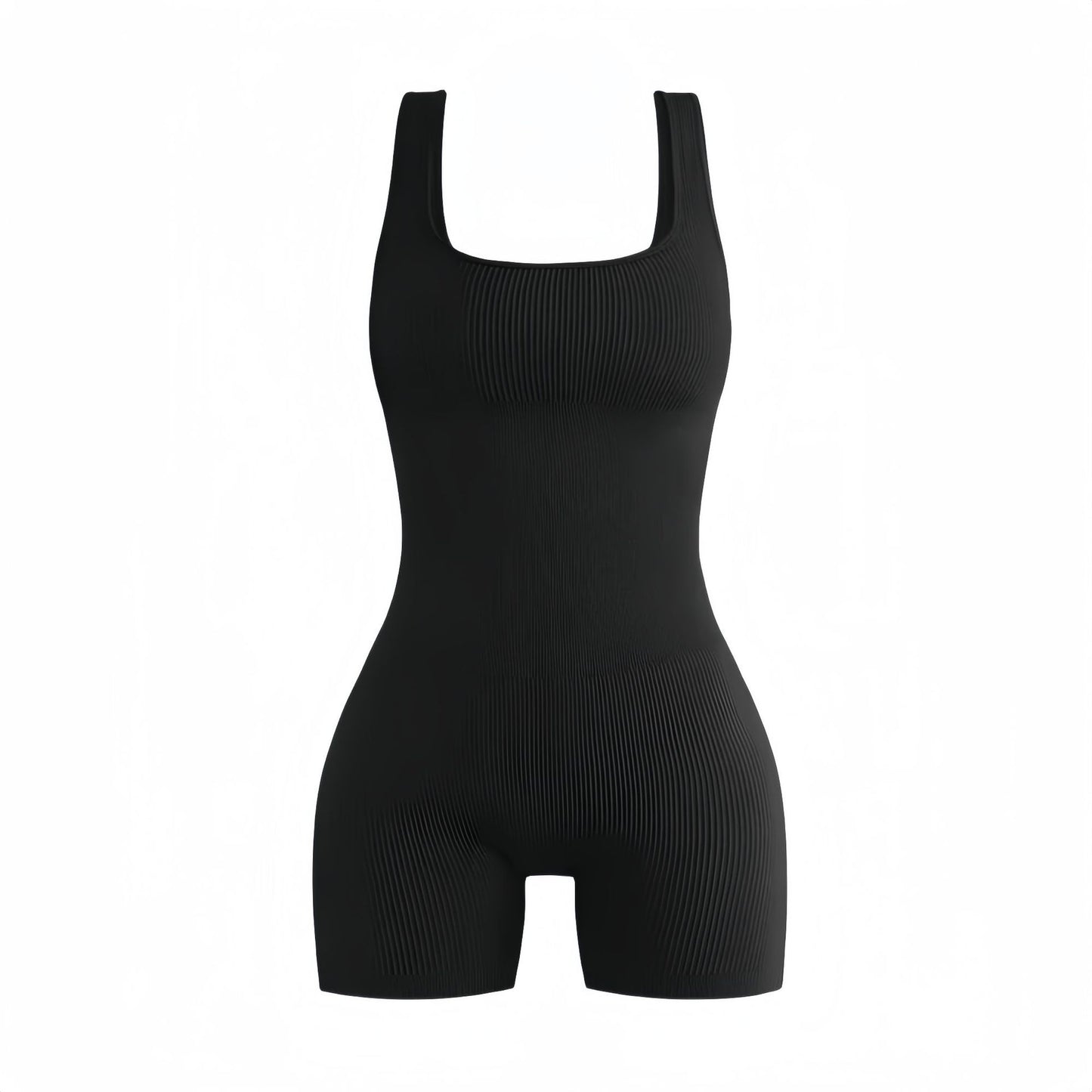 XY Seamless Knitted Ribbed Bodysuit for Sports Fitness and Yoga All in One Activewear Set for Comfort and Performance