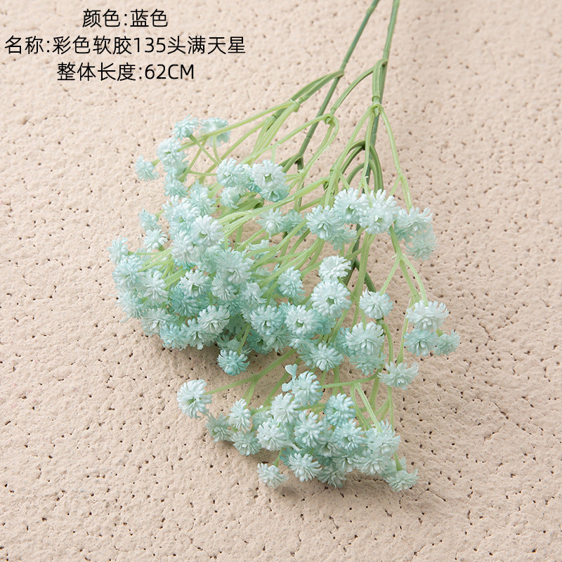 Realistic Soft Foam Baby's Breath Decor for Home, Weddings, and Events - Gorgeous Handheld Bouquets and Aisle Flowers for Stunning Backdrops | Model MW53460