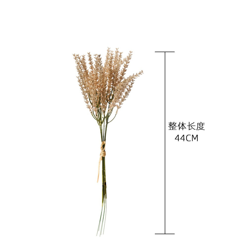 Realistic Dried Grass and Miniature Grain Faux Flowers - Stunning Greenery for Wedding Decor, INS Style YC1082