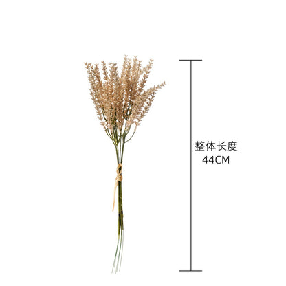 Realistic Dried Grass and Miniature Grain Faux Flowers - Stunning Greenery for Wedding Decor, INS Style YC1082