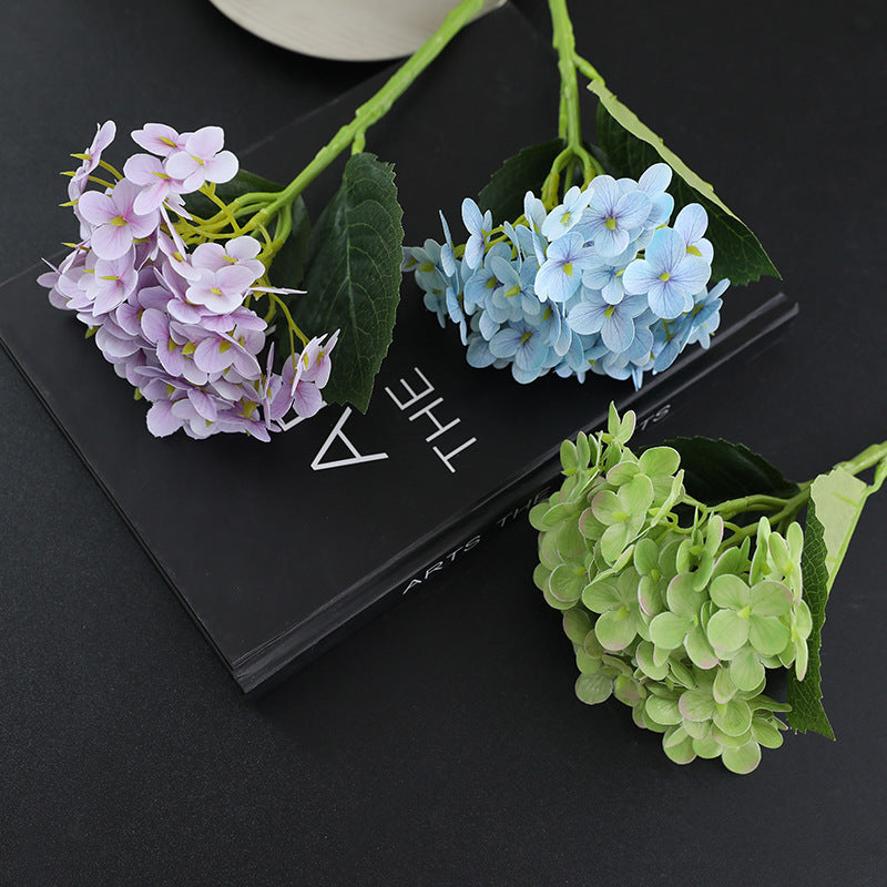 Realistic 3D Printed Hydrangea Flower Wall for Weddings - High-Quality Single Stem Arrangements & Aisle Decorations for Unforgettable Celebrations