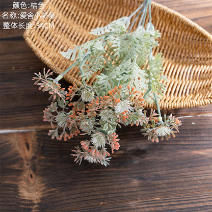 Charming Artificial Wild Daisy Decoration - MW73783 | Lifelike Faux Plant Perfect for Weddings, Home Décor, and Trendy INS Aesthetic