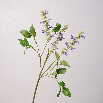 Chic Natural Faux Sage Lavender Wildflowers - Fresh and Charming Soft Floral Decor for Home Styling and Inviting Ambiance