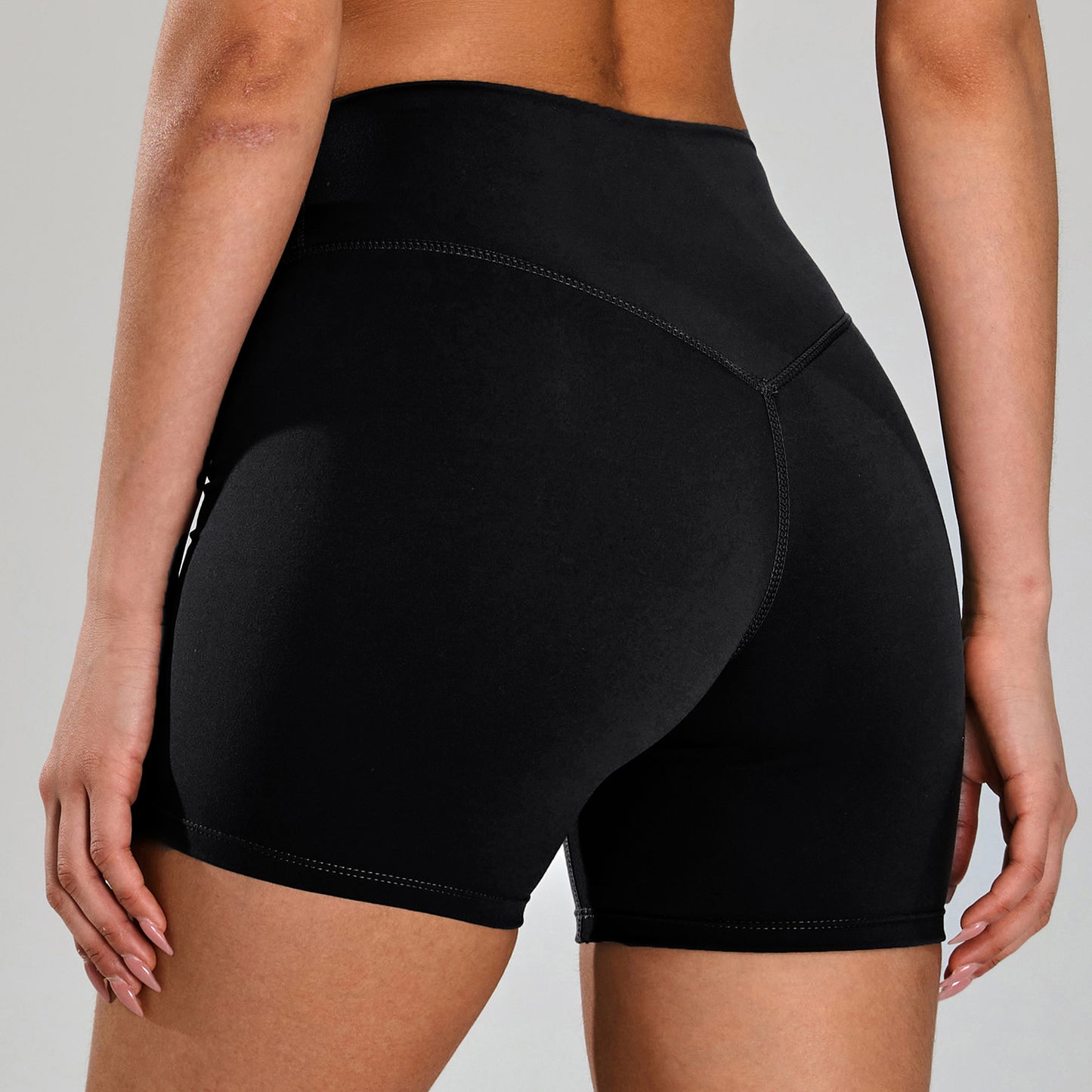 High Waisted Quick Dry Breathable Yoga Shorts for Women Tummy Control Butt Lifting Fitness Shorts for Running and Active Workouts