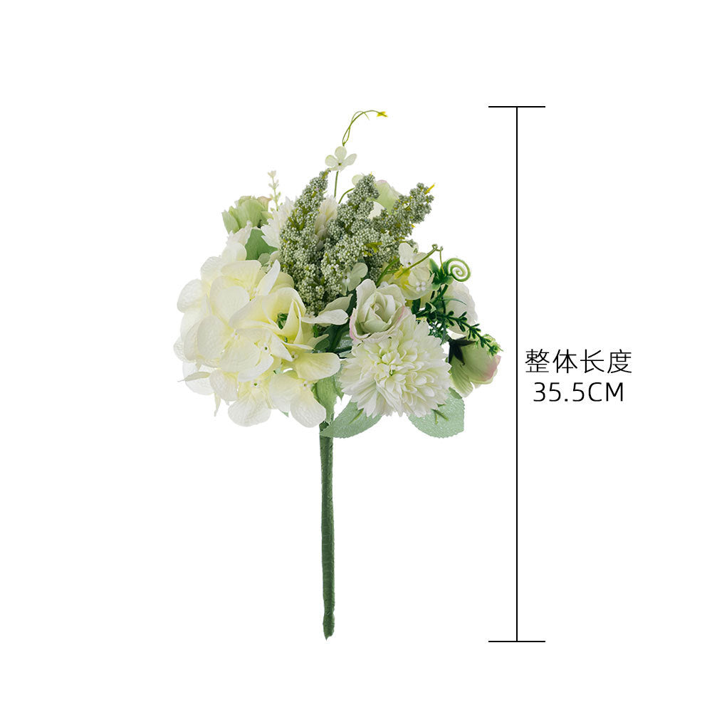 Trendy Hydrangea-Inspired Faux Flower Bouquet for Home Decor - Perfect for Weddings and Floral Walls - DY1-3120