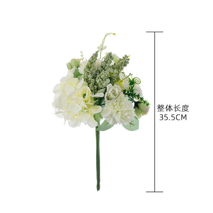 Trendy Hydrangea-Inspired Faux Flower Bouquet for Home Decor - Perfect for Weddings and Floral Walls - DY1-3120