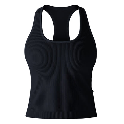 High Performance Seamless Sports Bra and Tank Top Combination for Intense Running Yoga and Gym Workouts with Flexibility and Support