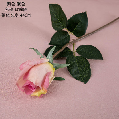 Luxurious Touch Moisturizing Rose Buds - Realistic Artificial Floral Arrangement for Home Decoration, Perfect Handheld Bouquet & Elegant Wall Decor - INSMW60002