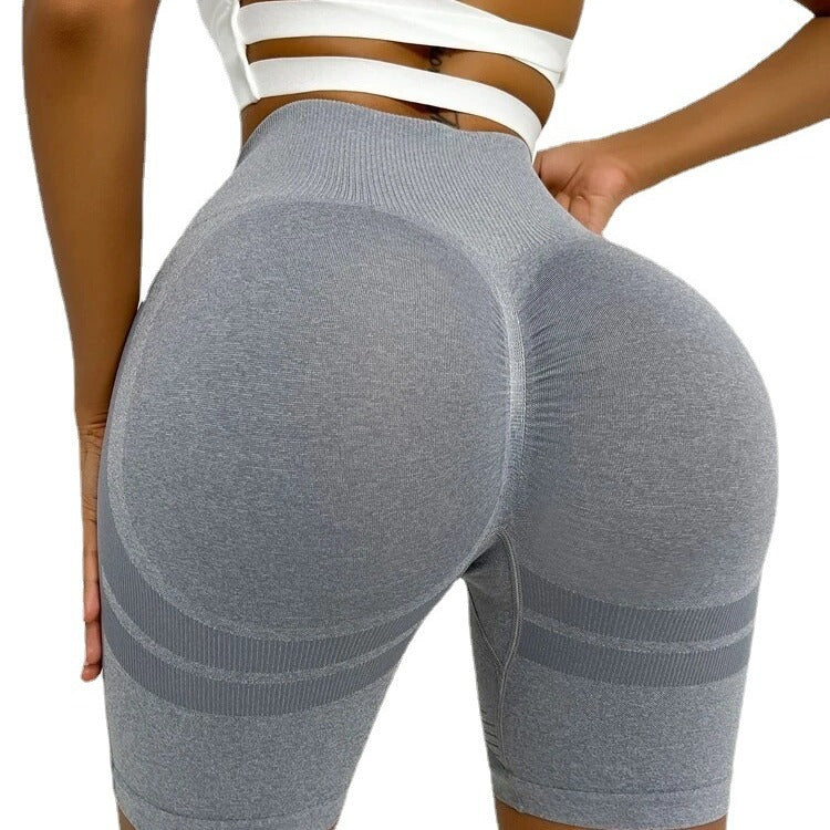 Seamless High Waisted Fitness Leggings for Women Quick Dry Butt Lifting Yoga Shorts for Training Outdoor Activities and Cycling