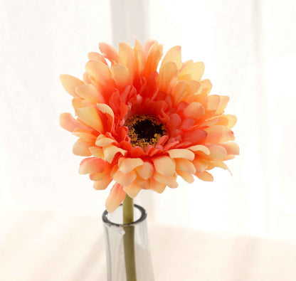 Realistic Faux Daisy & African Daisy Stem - Elegant Decorative Flower for Home Décor and Festive Celebrations