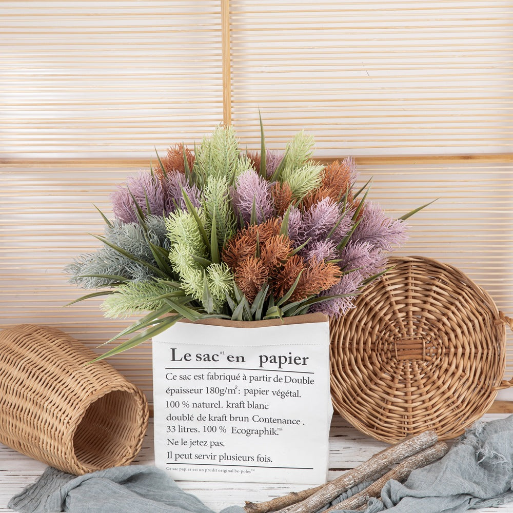 Rabbit Tail Grass Lavender Bouquet - Stunning Fake Flower Home Decor for Weddings and Events | MW85006 - Perfect for INS Aesthetic Vibes