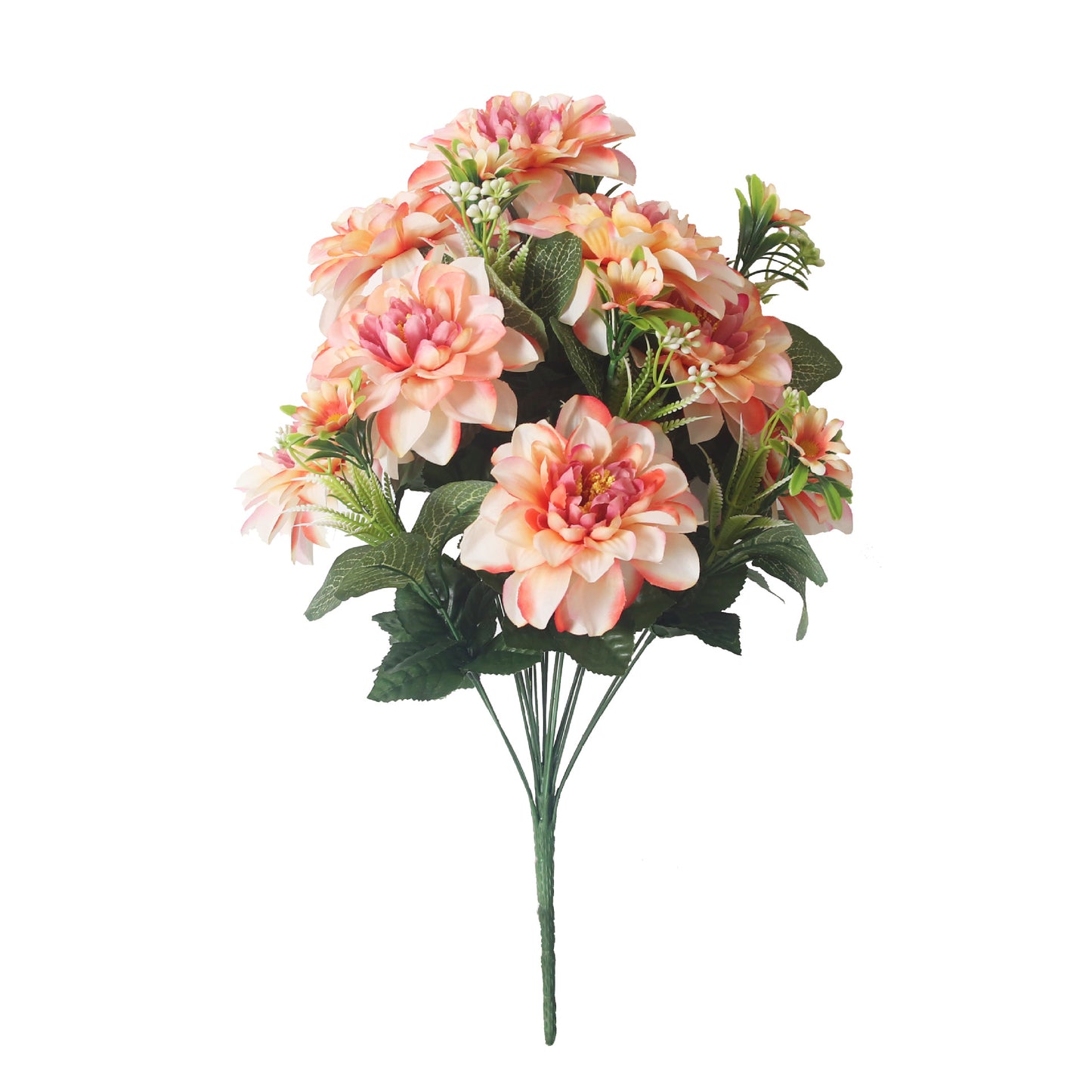 Elegant 18-Branch Faux Peony Flower Bouquet - European Style Silk Floral Arrangement for Home and Event Decor