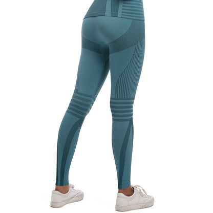 Seamless Knitted Yoga Pants for Women Versatile Outdoor Activewear for Cycling Skiing and Fitness Warm and Comfortable Base Layer Leggings