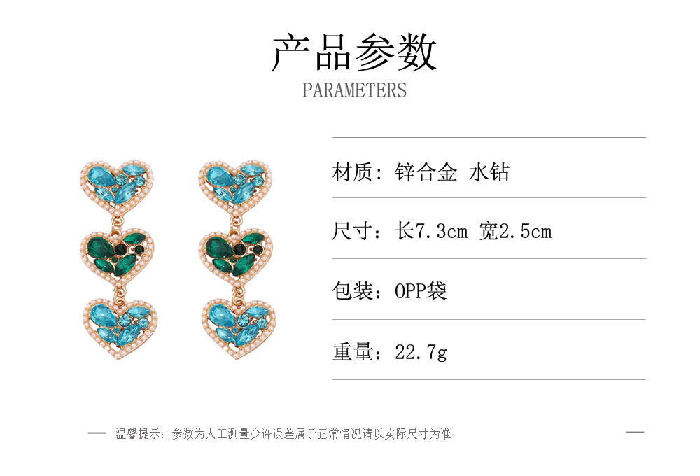 Chic Heart-Shaped Lightweight Luxury Earrings | Unique, Playful, and Versatile Statement Accessories for Every Occasion