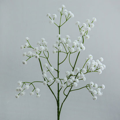 Realistic Soft Touch Gypsophila Flower Stem - Perfect for Weddings, Living Room Decor, Dining Table Centerpieces, Bedroom Accents, and Photography Props