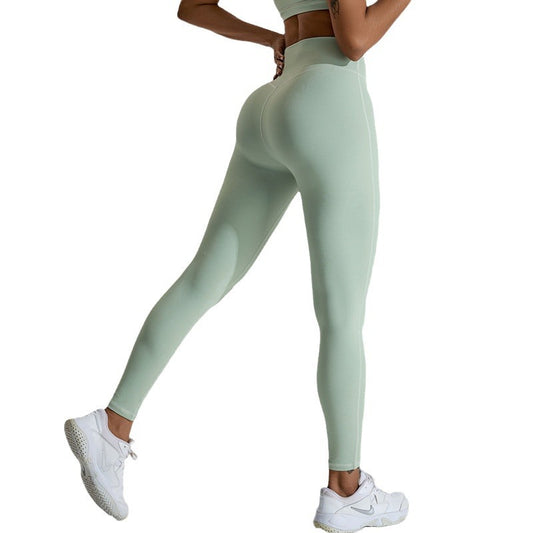 High Waisted V Waist Peach Butt Yoga Pants for Women Tight Fitting Outdoor Fitness Leggings for Comfort and Style