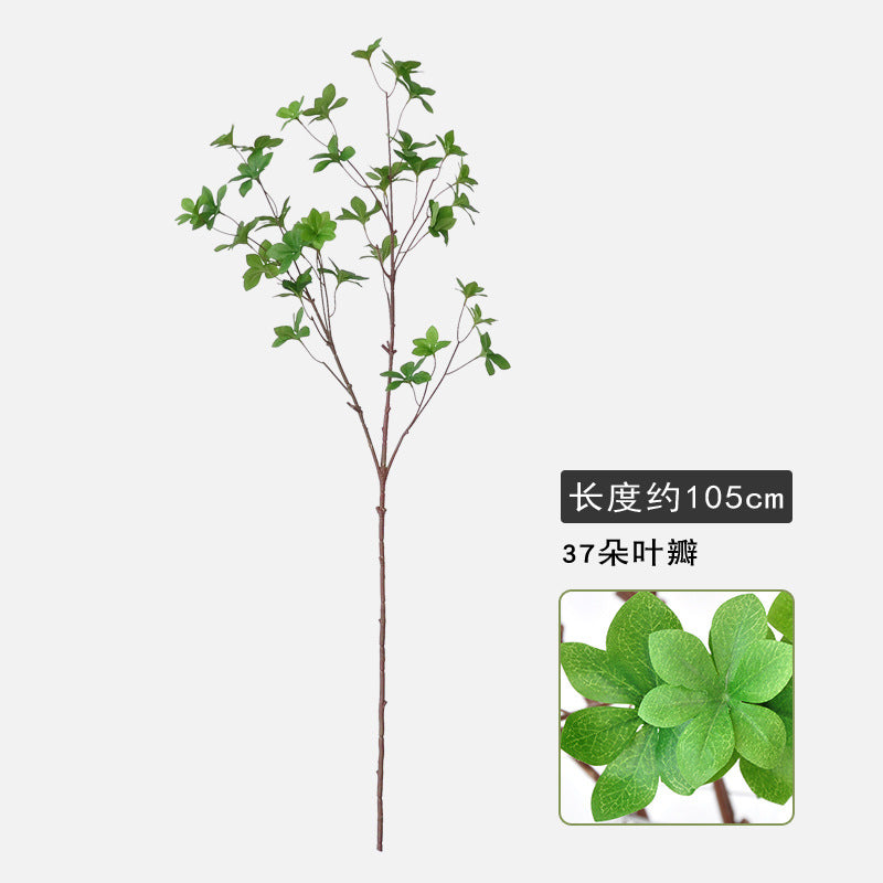 Realistic Japanese Allamanda Plant with Multi-Layered Green Leaves - Perfect Decorative Faux Greenery for Living Room, Enhances Ambiance and Style