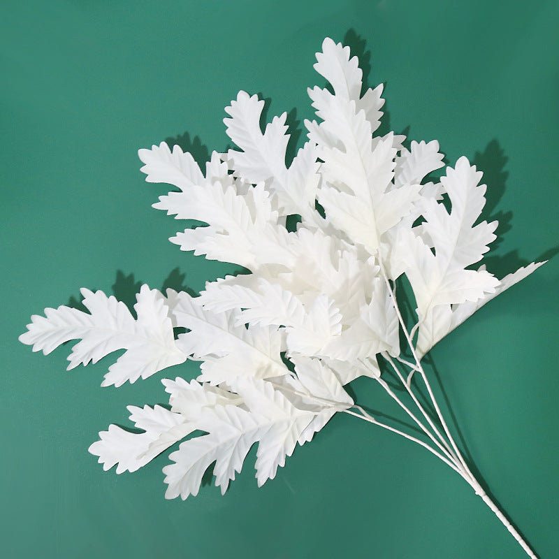 Lifelike Artificial Oak Leaves for Stunning Wedding Decor - Perfect for Floral Walls, Backdrops, and Elegant Ceiling Decorations