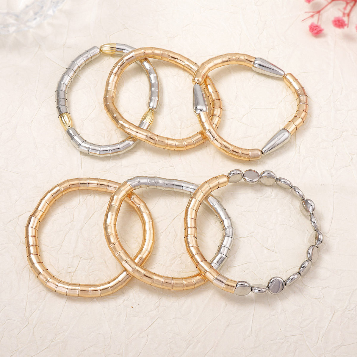 Chic Luxe Geometric Layered Necklace Set for Women - Versatile and Unique Fashion Jewelry for Effortless Style