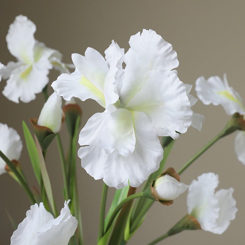 Realistic Artificial Iris Flowers for Weddings and Celebrations - Perfect Home Decor, Bouquet Arrangements, and Photography Props