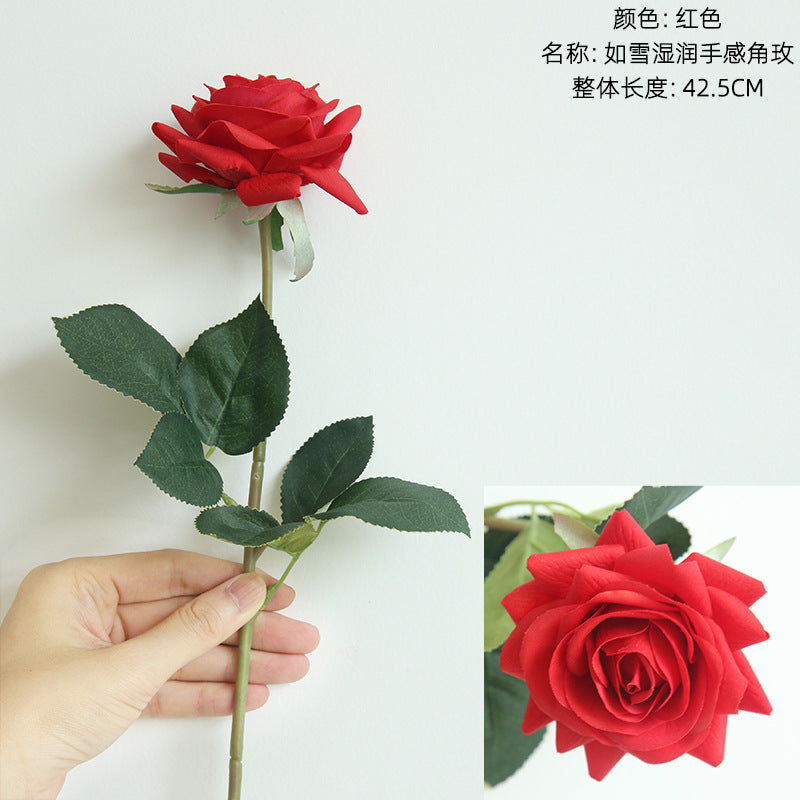 Silky Touch Hydrating Artificial Rose Bouquet for Home Décor and Weddings – Stunning Faux Floral Arrangement – Perfect for Bridal Bouquets and Wall Decorations - Model MW60000