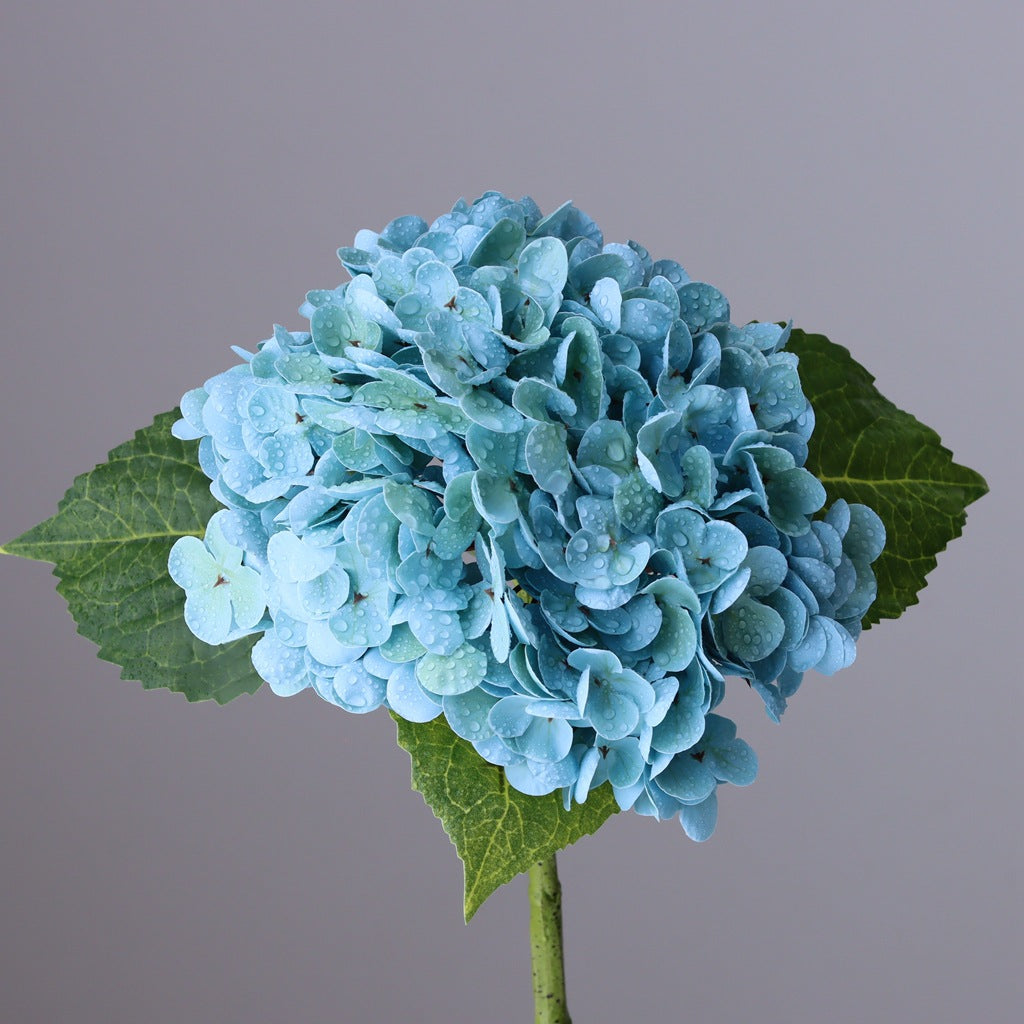 Lifelike 3D Touch Hydrating Faux Hydrangea Flowers - Perfect for Hotel Decor, Wedding Arrangements, and Event Styling