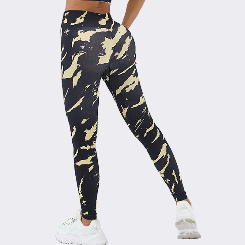 High Waisted Seamless Digital Print Leggings for Women's Fitness for Peachy Running and Autumn Winter Workouts