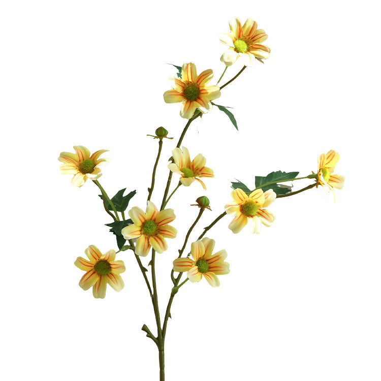 Elegant Faux Daisy Single Stem - Perfect for Modern Farmhouse Home Décor, Dining Table Centerpiece, and Living Room Accents