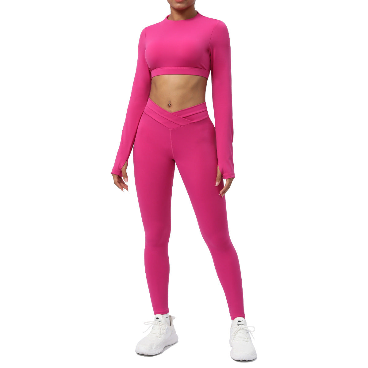 Women's Cross Back Sports Bra and High Waisted Leggings Set Padded Yoga Outfit for Outdoor Fitness and Workout Sessions