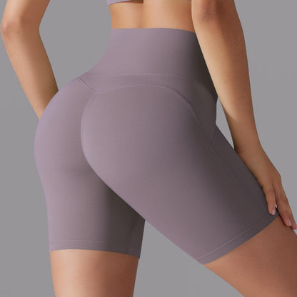 High Waisted Butt Lifting Yoga Shorts No Underwear Needed for Running Gym Workouts and Fitness Activities