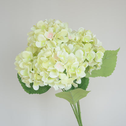 Stunning 5-Head Hydrangea Artificial Silk Flowers - Perfect for Wedding Decorations, Home Decor, and Event Centerpieces