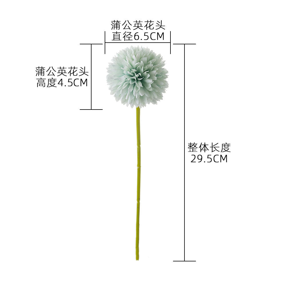 Stunning Faux Dandelion Spike Flowers - Realistic Greenery for Wedding Decor | Trendy INS Style | PJ1049