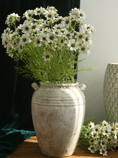 Realistic Single Stem Daisy Flower - Perfect for Minimalist Home Decor, Table Centerpiece, and Photography Props