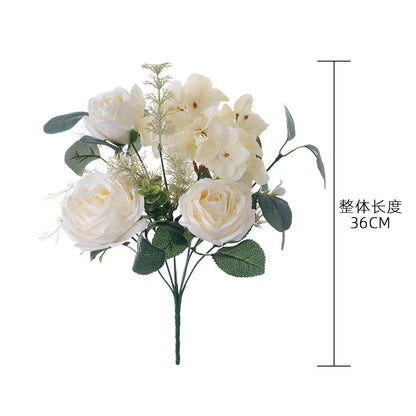 Elegant INS-Style Home Decor: Stylish Micaella Faux Rose Flowers for Weddings and Celebrations - YC1042