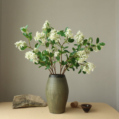 Realistic Artificial Small Floral Hydrangea Bouquet - Perfect for Home Decor, Wedding Arrangements, and Event Decoration with Long-Lasting Silk Flowers